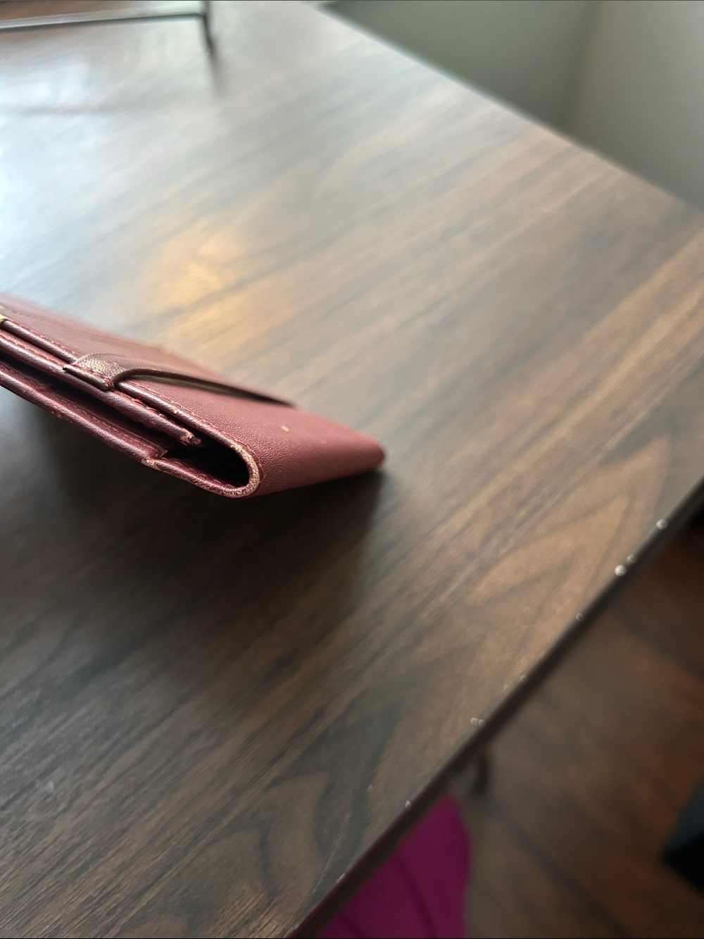 Cartier Men’s Leather Trifold Wallet - Picture 3 of 9